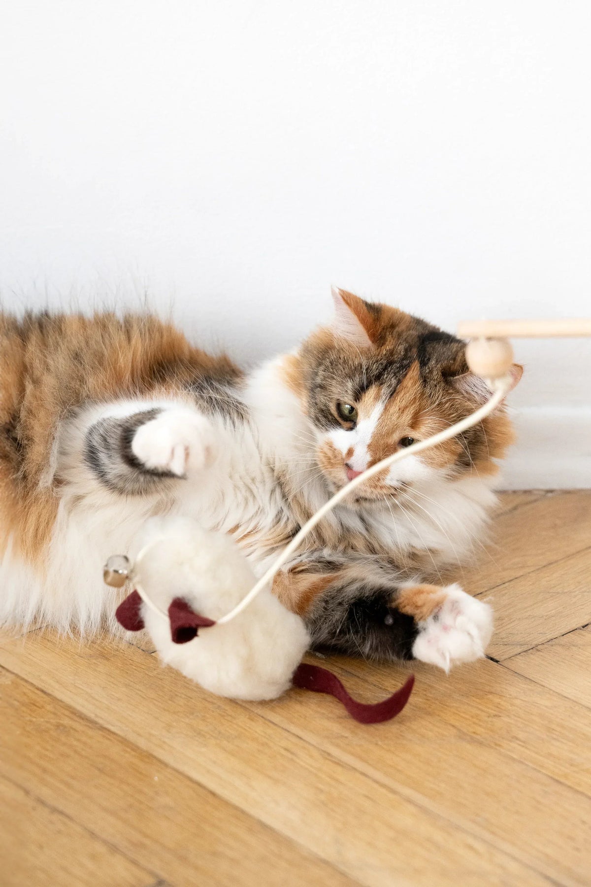 Schapenvel speelmuis voor katten